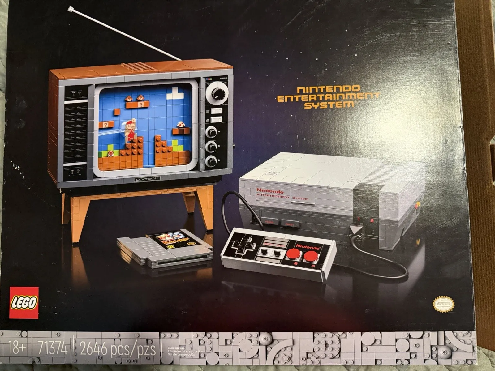 LEGO 71374 Nintendo Entertainment System NES Complete w/ Box RETIRED