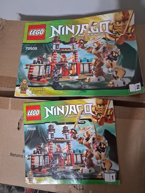 Lego Ninjago Masters Of Spinjitsu 70505 Instruction Manuals Only Golden Dragon