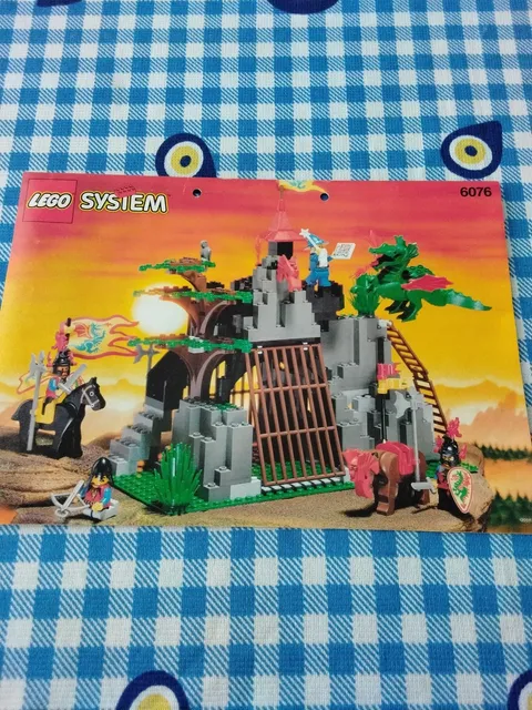 Lego Building Instructions 6076 System Castle Dark Dragons Den