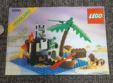 LEGO 1980s Pirates Shipwreck Island INSTRUCTIONS Manual For Set 6260 LEGOLAND
