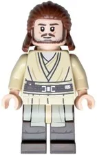 LEGO® Minifig sw1404 - Qui-Gon Jinn - Dark Brown Legs (912502)