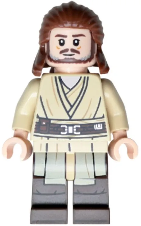 LEGO® Minifig sw1404 - Qui-Gon Jinn - Dark Brown Legs (912502)