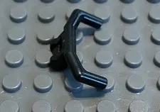 LEGO Black Handlebars With Angular Handles