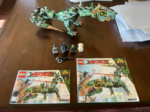 Lego Ninjago Green Ninja Mech Dragon 100% Complete