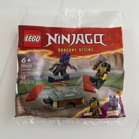 LEGO Ninjago Tournament Training Ground 30675 Exclusive Cole figure New Sealed