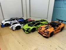 LEGO Technic Bundle 4161, 42137, 42153, 42093, Prebuilt Complete Set w/o boxes