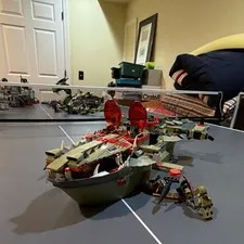 Lego 70006 craggers command ship used