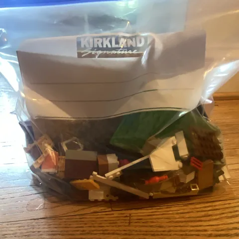 1 lb LEGO Bulk Lot Mixed Bricks, Plates & Baseplates Multicolor Plastic Bag