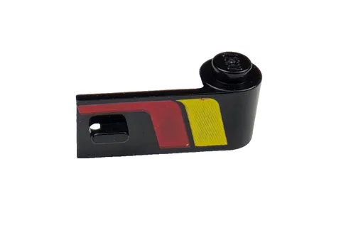 LEGO Black Door 1 x 3 x 1 Right with Yellow/Red Stripe (3821)