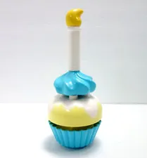 LEGO Duplo Candle Cupcake Frosting Swirls Building Blocks Birthday Cake Topper