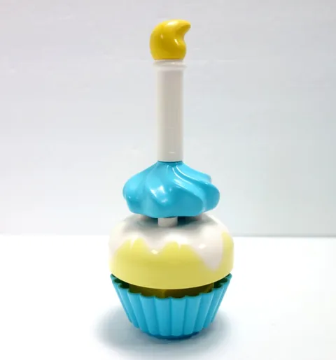 LEGO Duplo Candle Cupcake Frosting Swirls Building Blocks Birthday Cake Topper