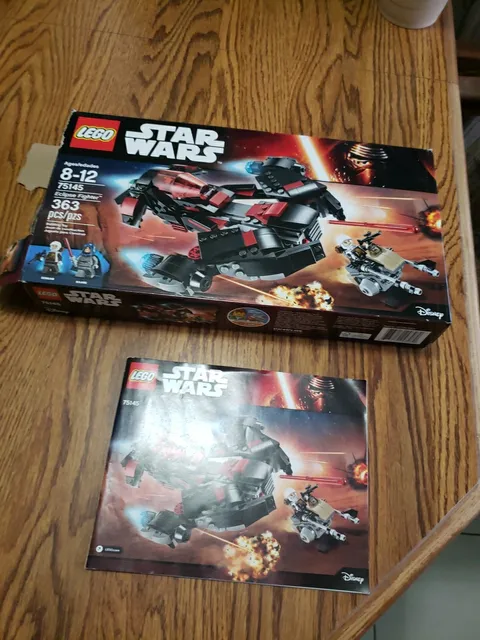 Lego Star Wars Set 75145 Eclipse Fighter Instruction Manual + Box Only VGC
