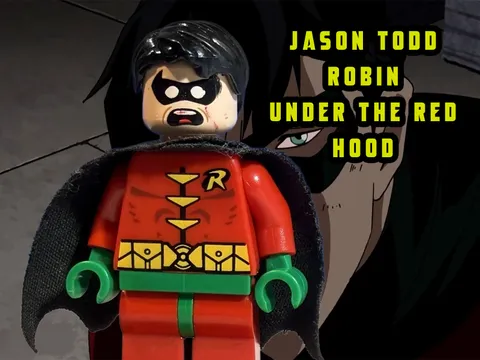 Custom Lego Robin Jason Todd Pad Printed Minifigure Batman Under The Red Hood