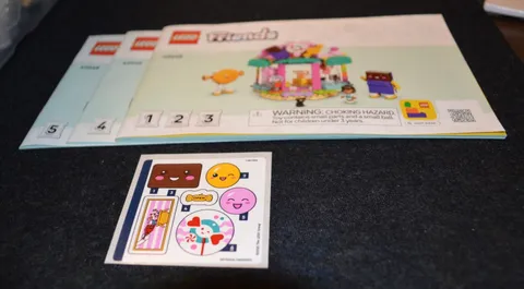 42649 INSTRUCTION BOOKLET & ORIGINAL STICKERS ONLY Set # 42649 ~ Lego Friends