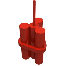 5x LEGO® Part 64728 - Minifigure