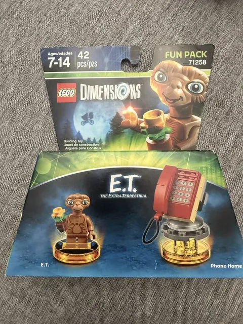LEGO Dimensions E.T. Fun Pack 71258 ET Phone Home Retired NEW