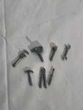 LEGO Flat Silver Mechanic Tools, Includes 7