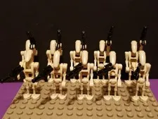 LEGO Star Wars Minifigure Lot Battle DROID Army Builder Blasters straight arm