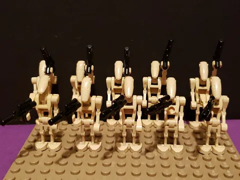 LEGO Star Wars Minifigure Lot Battle DROID Army Builder Blasters straight arm