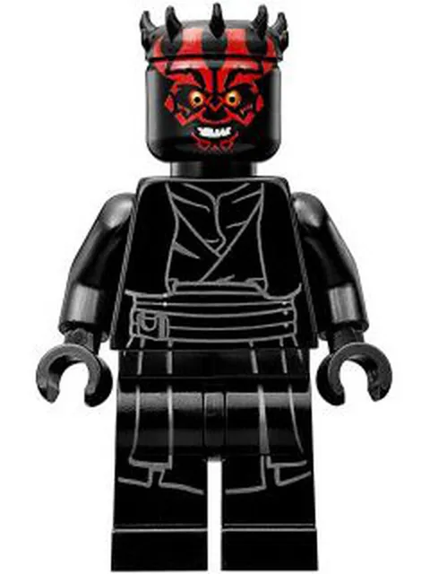 LEGO [No Color/Any Color] Darth Maul - Horns, Printed Legs, Open Mouth sw0808 Us