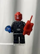LEGO Minifigure sh0750 Red Skull Printed Legs Marvel Avengers 76201 Carter Rare