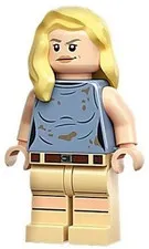 Dr. Ellie Sattler - Sand Blue Sleeveless Shirt - Used LEGO