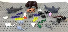 Lego Animals Mixed Lot-27 Random Sharks, Pig, Bear, Snakes, Spiders, Mice & Fish