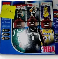 LEGO NBA Collectors Sports Basketball Minifigure Heads Lot 3 Shaq Parker Walker