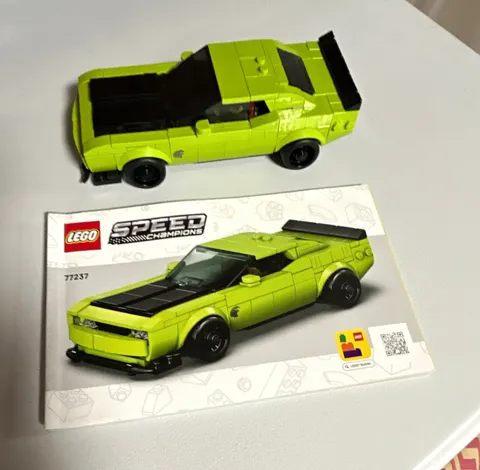 LEGO Speed Champions 77237 Dodge Challenger SRT Hellcat w/ Instructions, 390