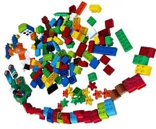 LEGO Duplo Mixed Lot 3 Lbs 2 Oz Multicolor Blocks Figures Accessories Skills