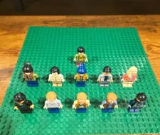 LEGO Harry Potter Minifigure Lot - 10 Assorted Character Figures, Plastic, 6+