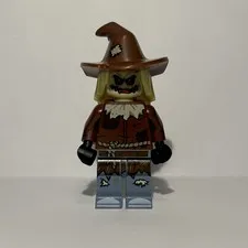 LEGO Scarecrow Minifigure sh0391 Reddish Brown Floppy Hat DC Batman Genuine LEGO