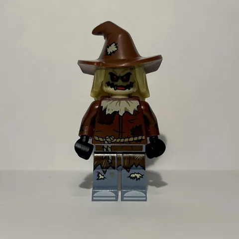 LEGO Scarecrow Minifigure sh0391 Reddish Brown Floppy Hat DC Batman Genuine LEGO