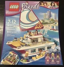 Lego Friends Sunshine Catamaran 41317. New in sealed box, retired