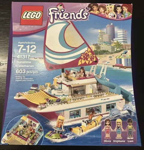 Lego Friends Sunshine Catamaran 41317. New in sealed box, retired