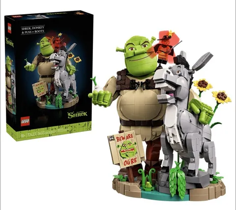 Lego Shrek 72423 Shrek Donkey & Puss In Boots Brand New **NO PUSS IN BOOTS FIG**