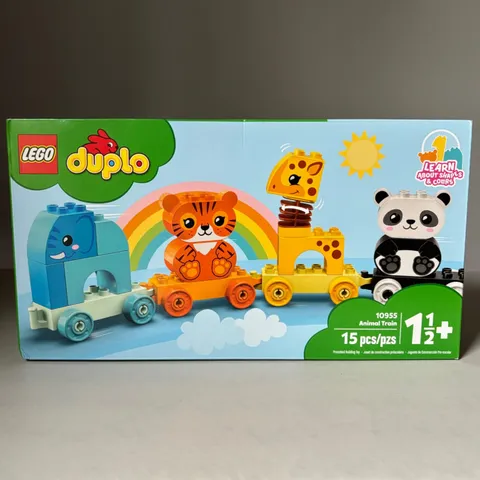New Lego Duplo 10955 Animal Train Set Tiger Panda Giraffe Elephant Sealed Box