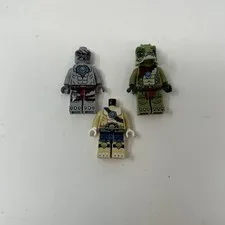 Lego Chima Minifigure Lot Of 3 AS-IS Loose Missing Parts