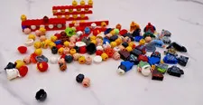 LEGO Mini-Figure Heads, Faces, Bodies, Hats & helmets Lot of 150+ pieces