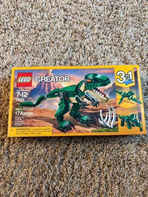 Lego Creator 3 In One Mighty Dinosaurs #31058 New In Box. SEALED!