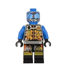 Lego Space UFO Droid Blue techdroid 1 Minifigure 3012 6818 6829 6975 4305