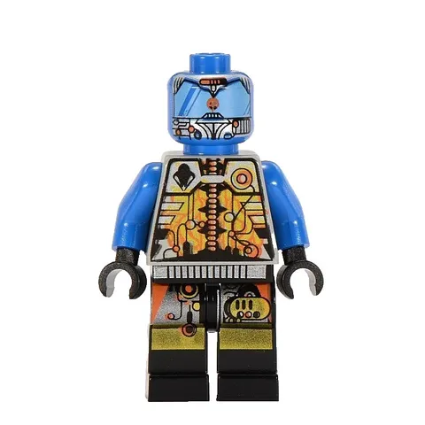 Lego Space UFO Droid Blue techdroid 1 Minifigure 3012 6818 6829 6975 4305