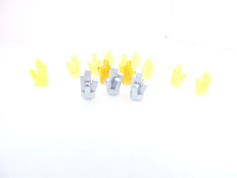 14 LEGO minifigure 1x1 5-point Mixed Variety of Crystals