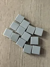 LEGO 3070 Dark Bluish Gray Tile 1 x 1 - 13 Pieces