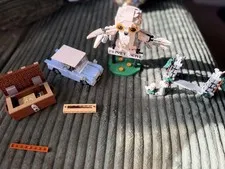 LEGO Harry Potter Privet Drive Lot w/ Car, Owl & Accessories Multicolor Printed