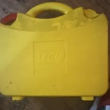 LEGO Yellow Plastic Portable Carrying Storage Case with Handle