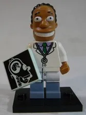 Lego Minifigure Dr. Julius Hibbert The Simpsons Series 2 Collectible Fig 71009