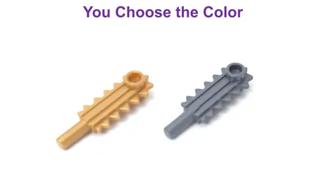 Lego Mini Figure Chainsaw Blade Utensil Tool You Choose the Color