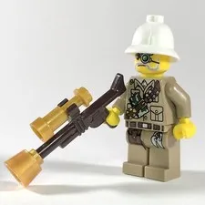 LEGO Major Quinton Steele 9466 Monster Fighters Crazy Scientist & His Monster
