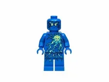LEGO Ninjago NRG Jay Minifigure Blue Lighting Ninja 9570 NO MASK—Authentic